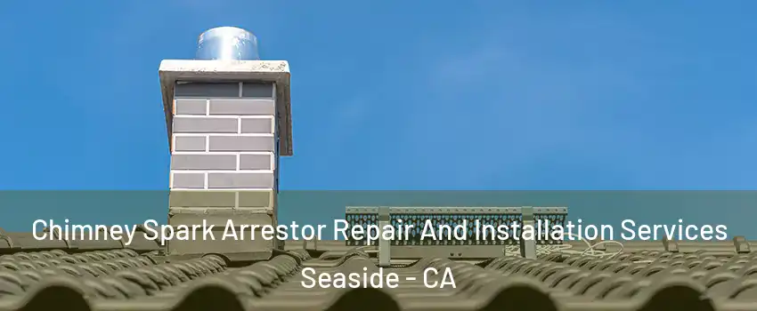  Chimney Spark Arrestor Repair And Installation Services Seaside - CA