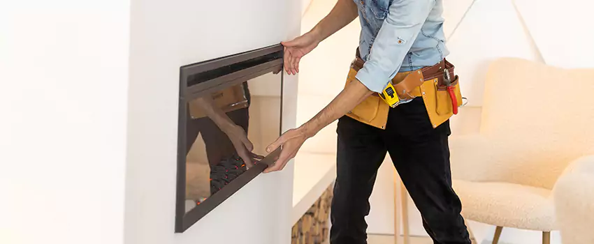 Metal Fireplace Installation in Seaside, California