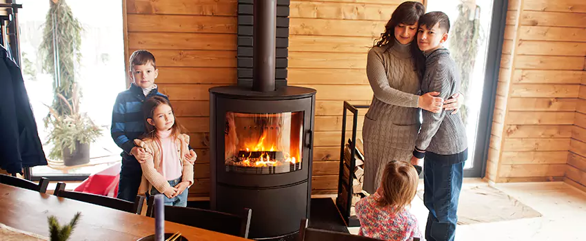 Morso Cast Iron Fireplace Insert Installation in Seaside, California