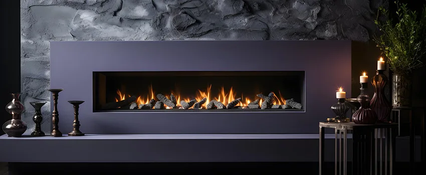 Ember Bed for Ventless Gas Fireplace in Seaside, CA